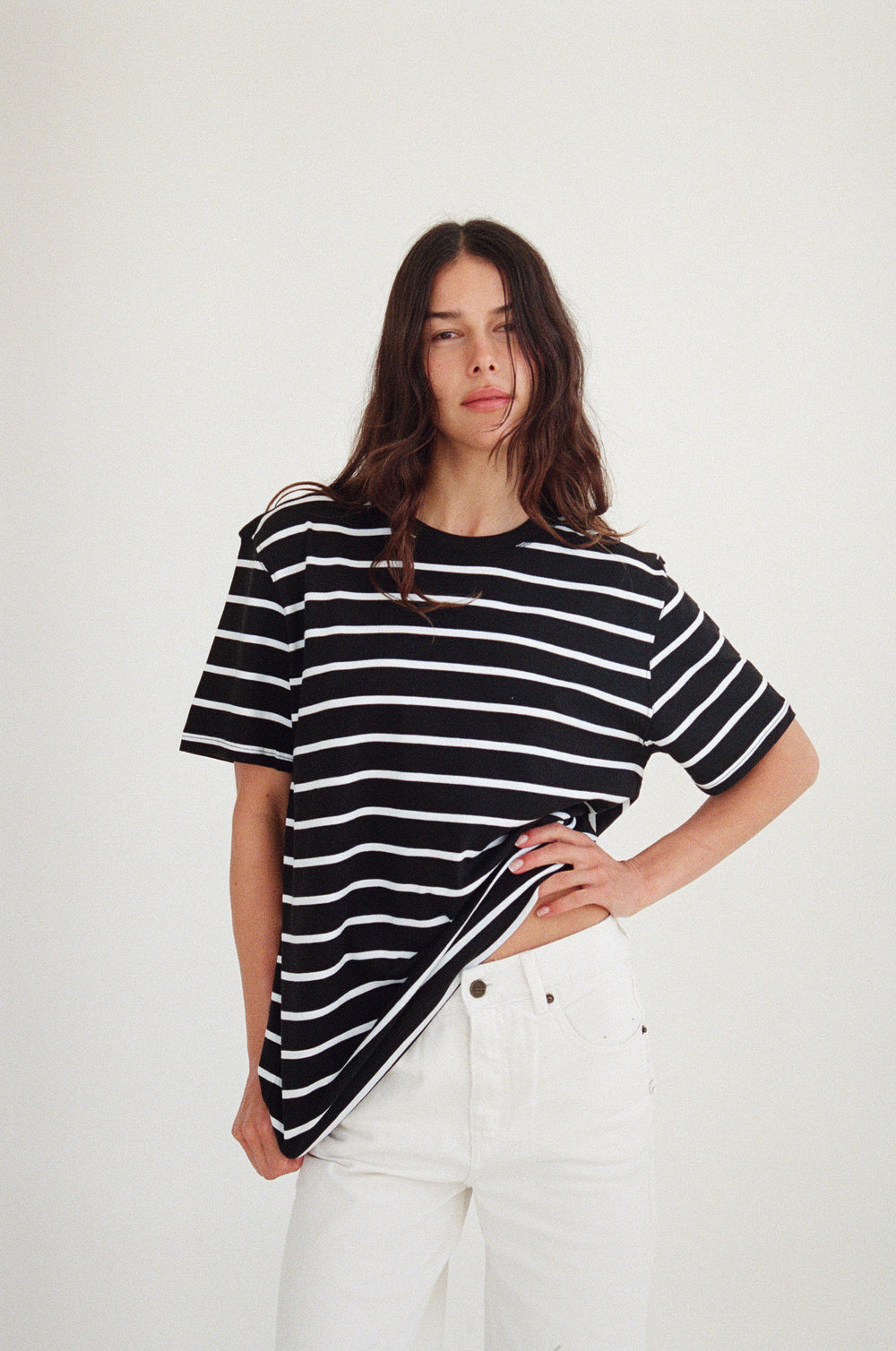 Short Sleeve Breton Tee