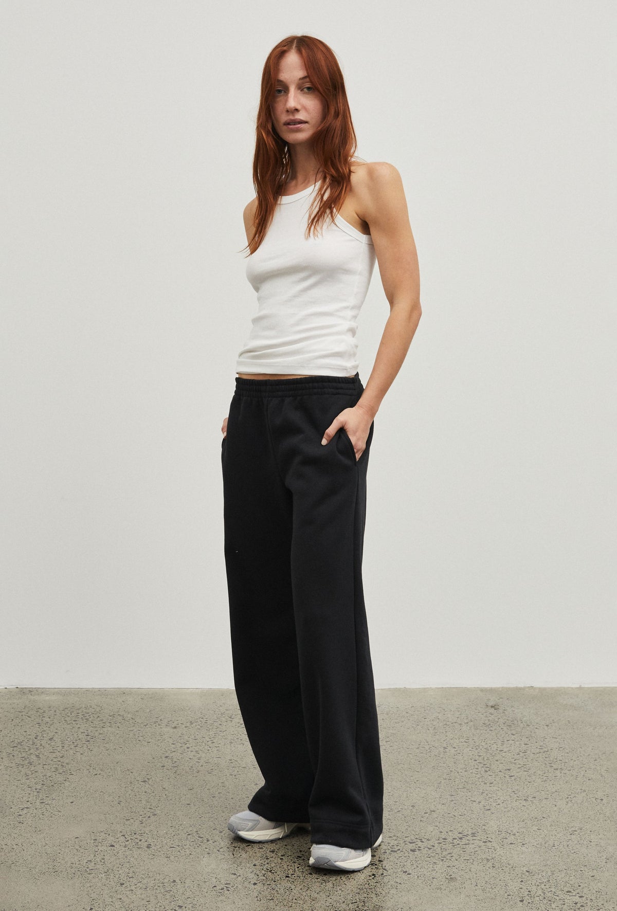 Wide Leg Track Pant