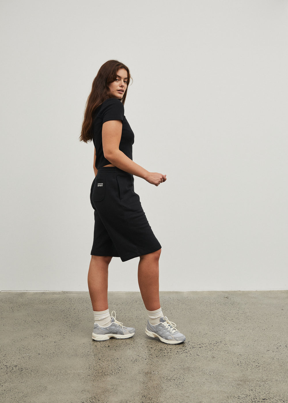 Longline Track Shorts