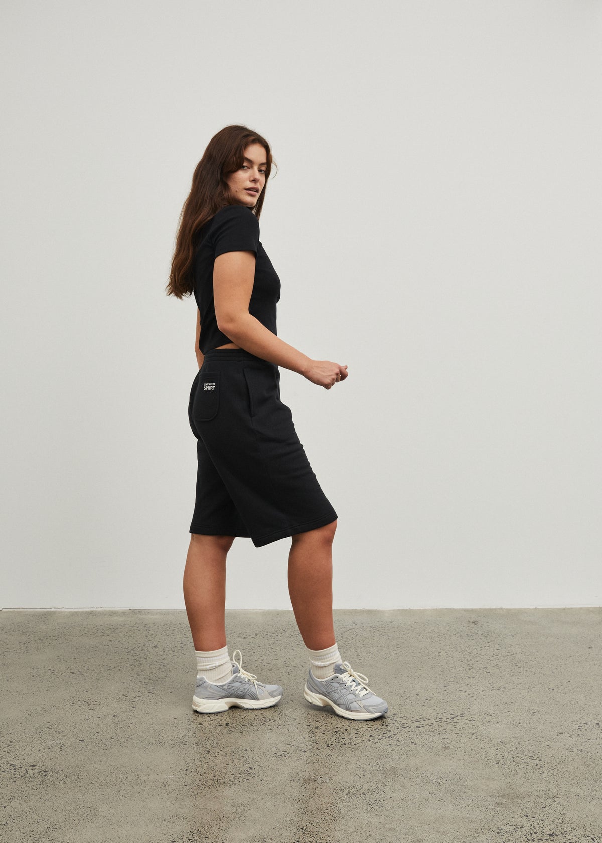 Longline Track Shorts