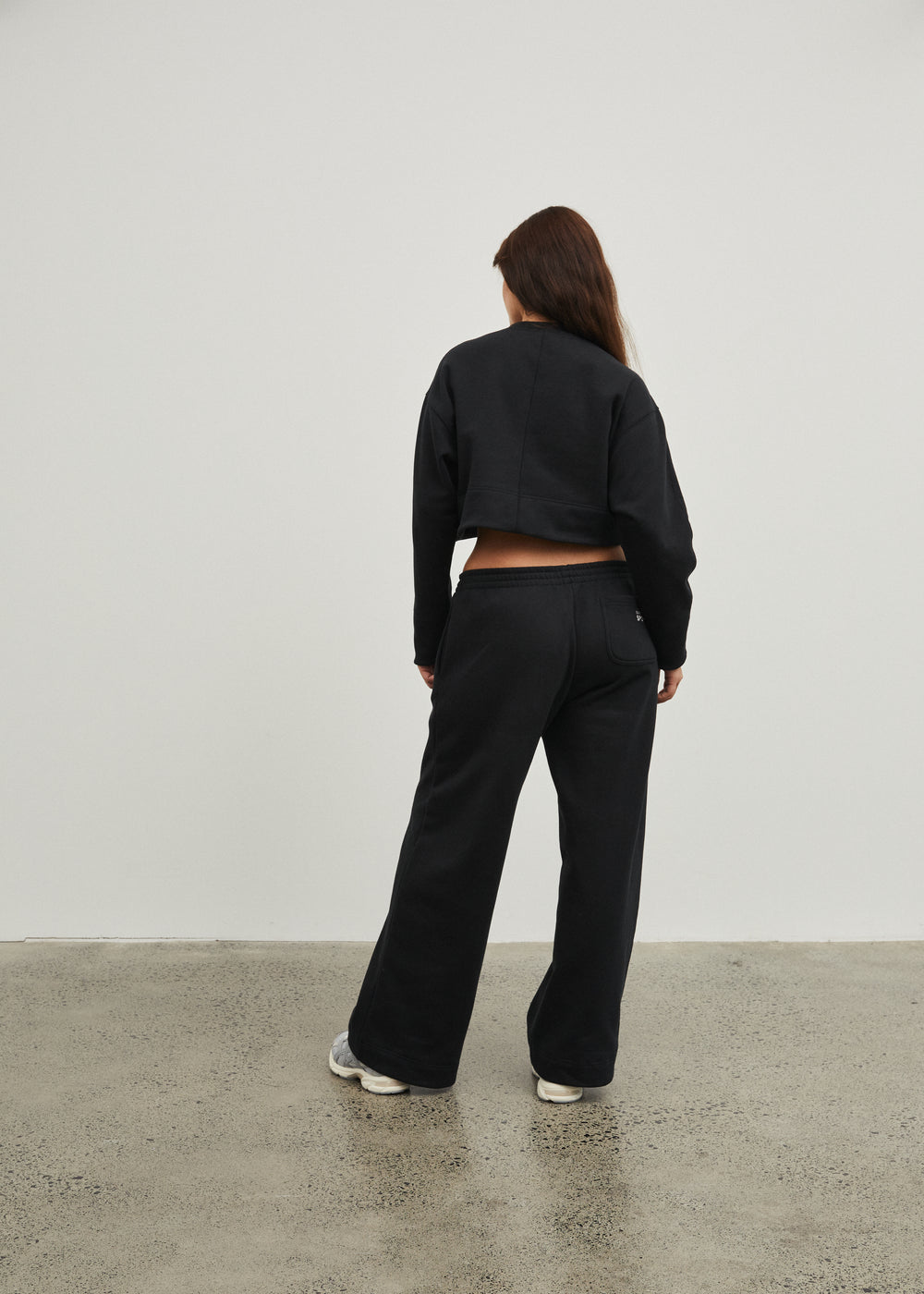 Cropped Crew Neck Sweatshirt