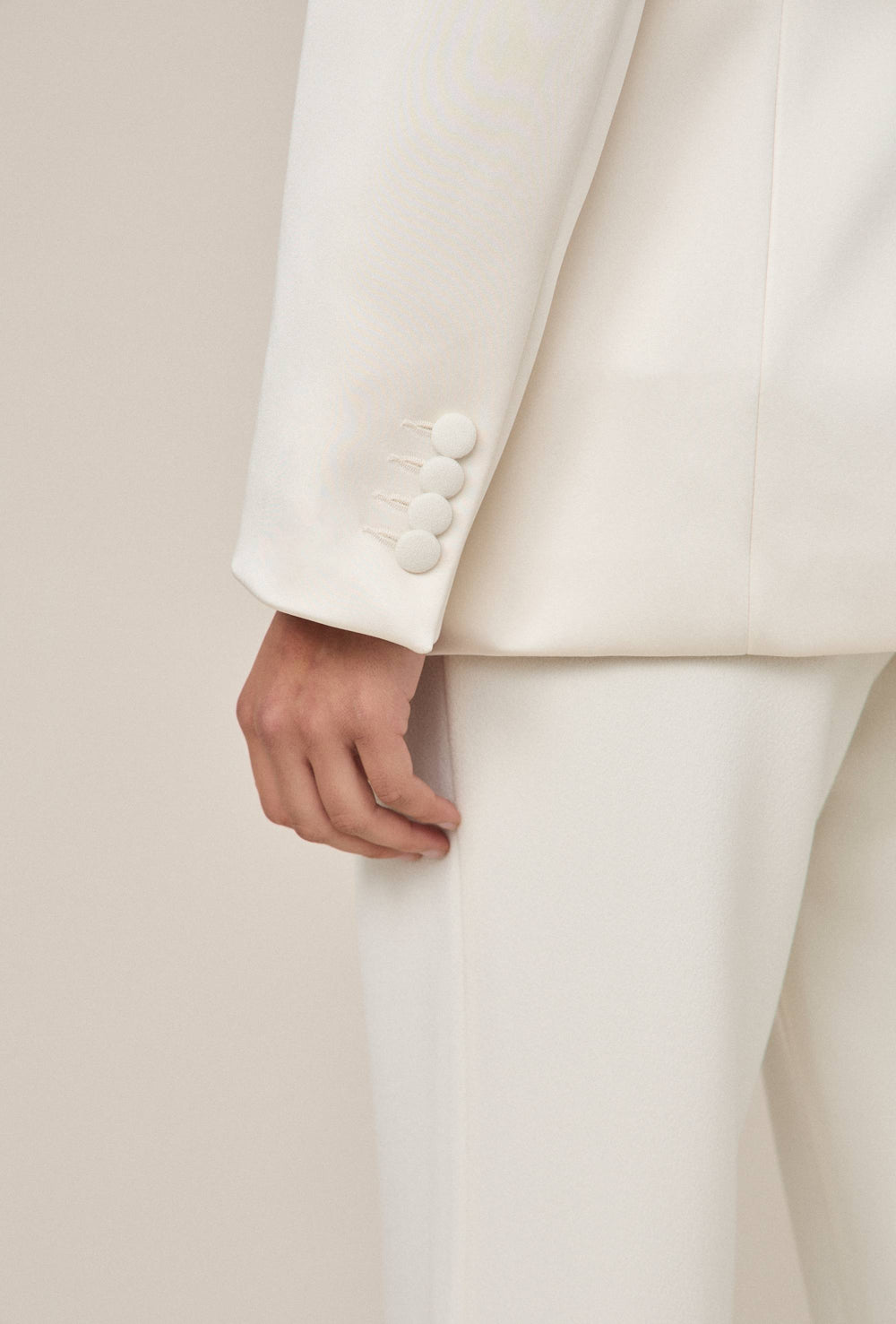Satin Tuxedo Blazer