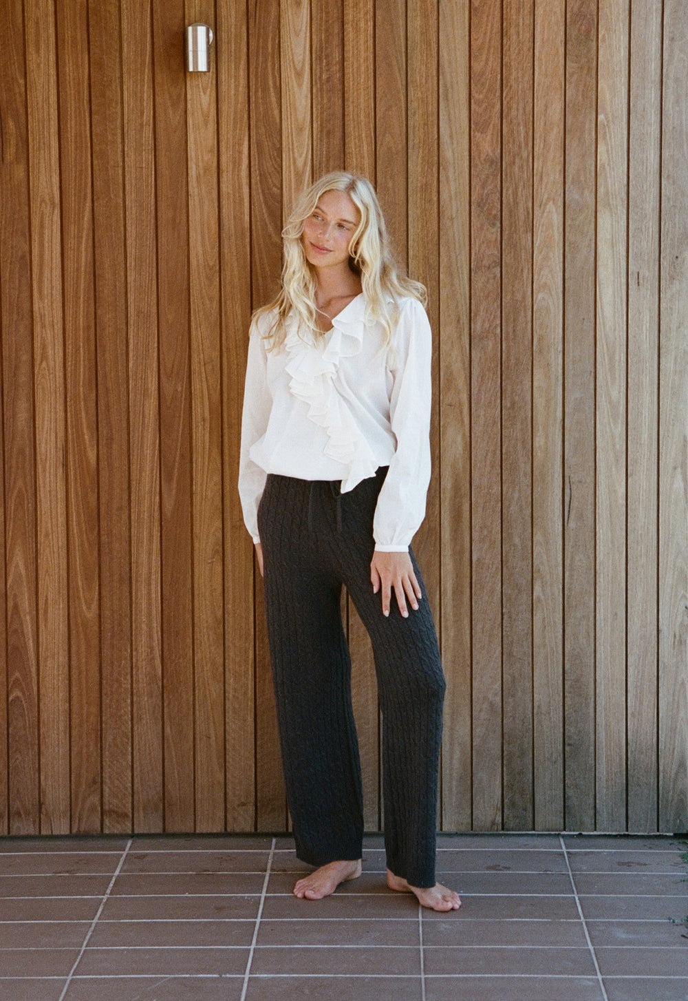 Slow Sundays Cableknit Pant