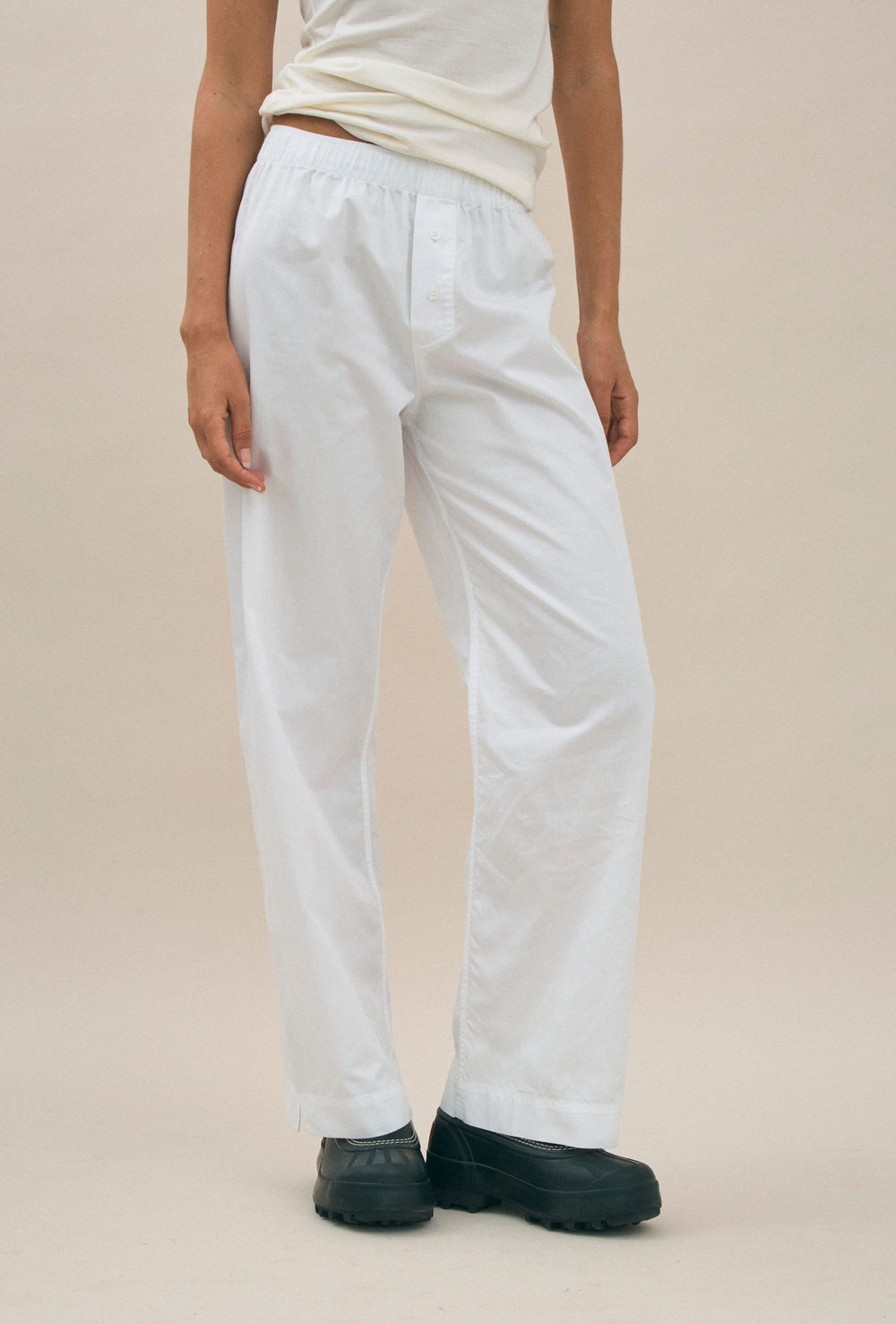 Cotton Boyfriend Pants