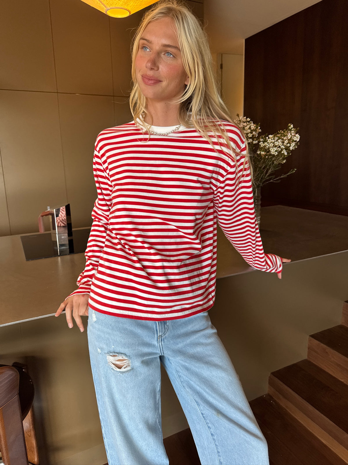 Long Sleeve Breton Tee