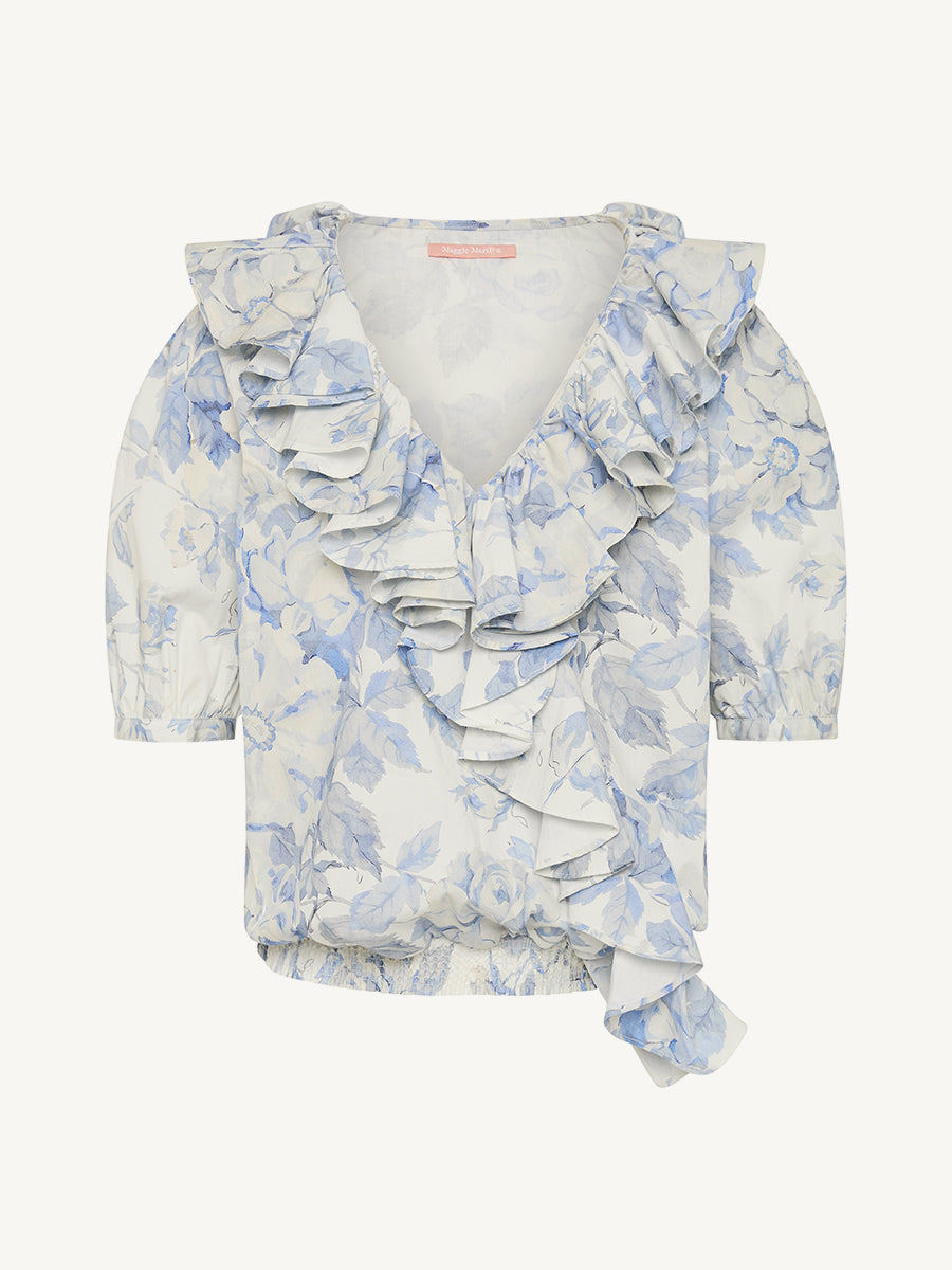 Keep Your Edges Soft Short-Sleeve Blouse