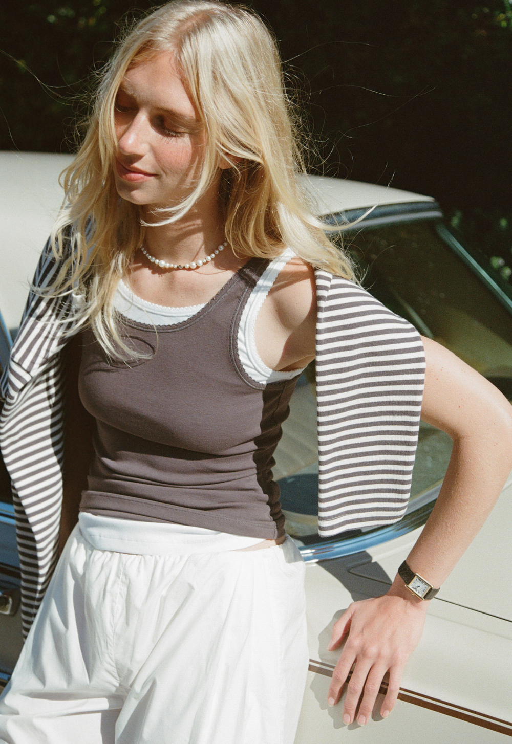Scallop Edge Singlet
